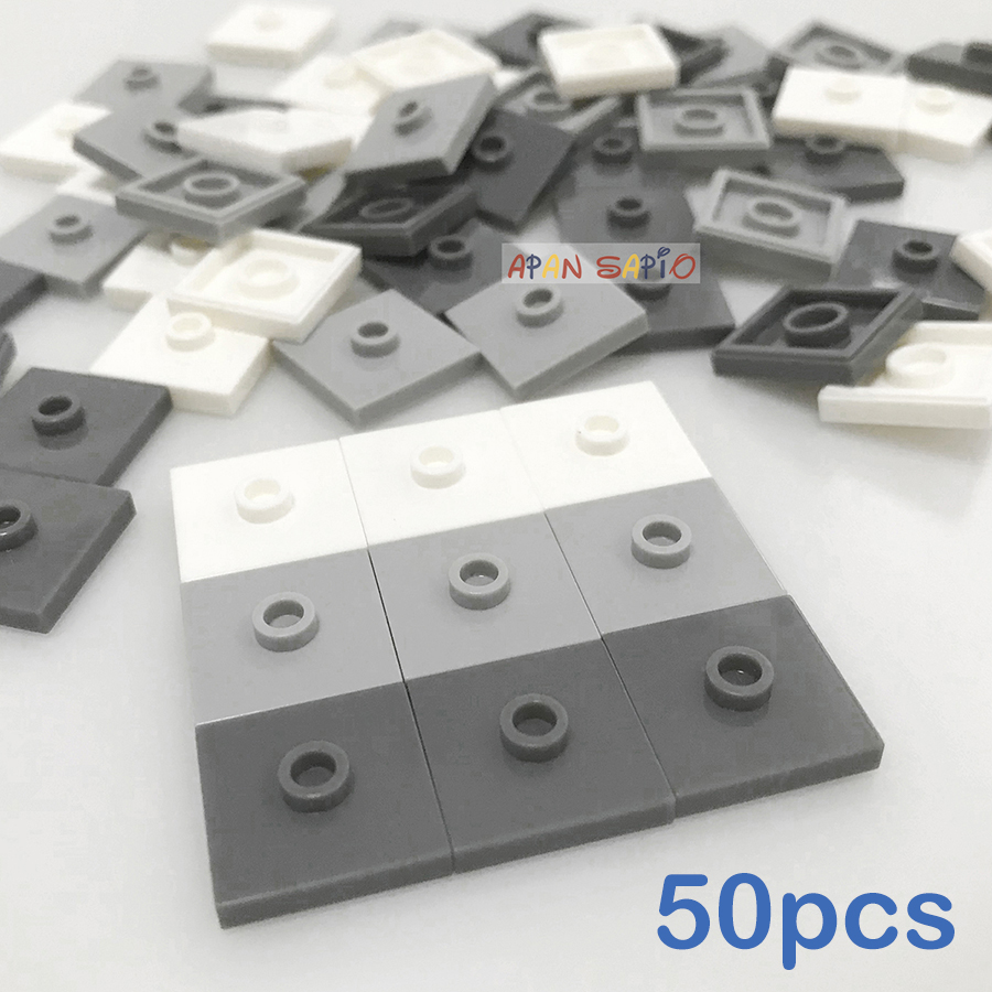 Ceramic Tile Blank - 50pcs DIY Building Blocks Convex Seat