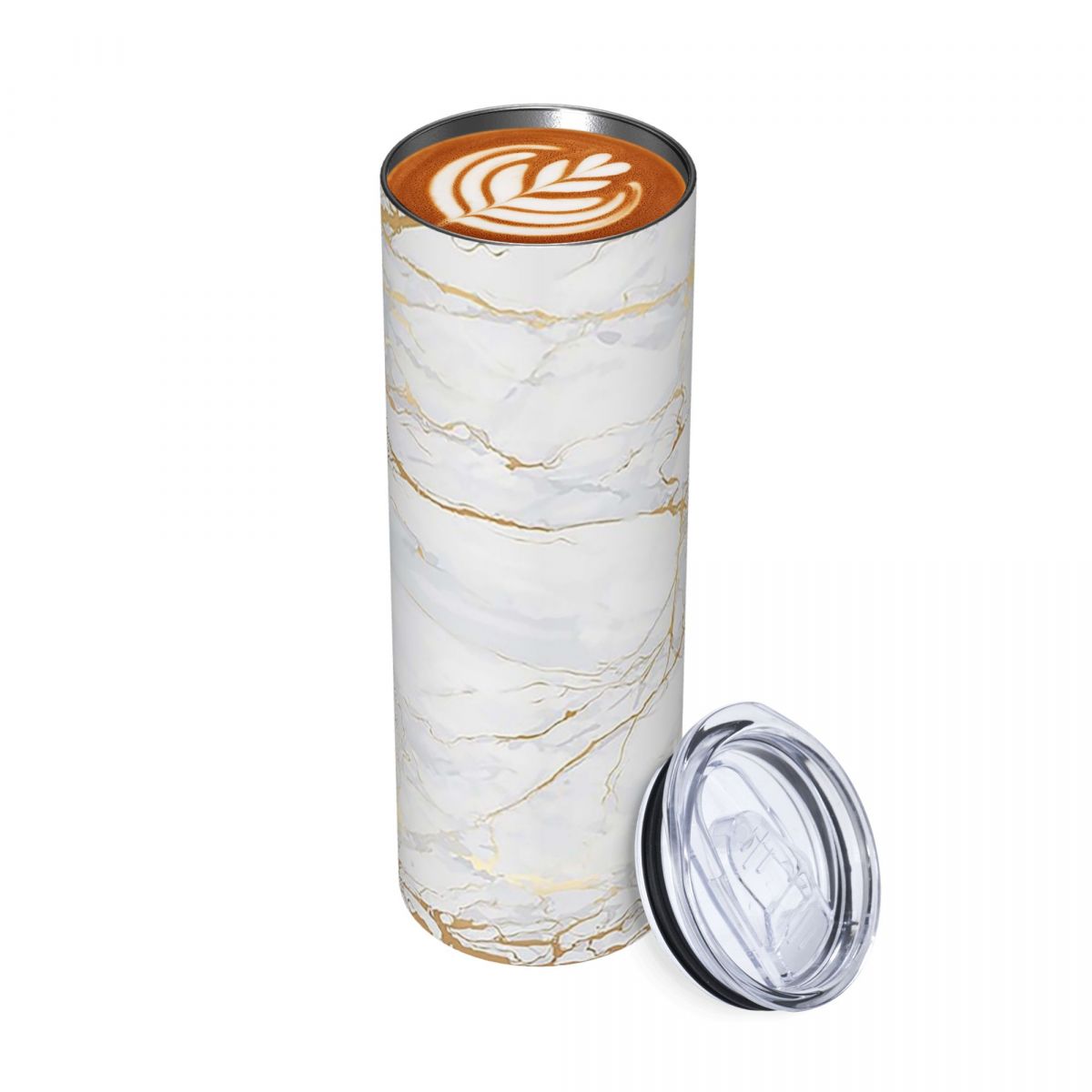 White And Gold Marbl Stainless - Tumbler 20Oz White review and price