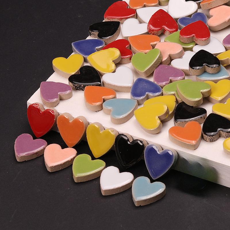 Heart Shaped Ceramic Mosaic Ti - Ceramic Tile Blank review and price