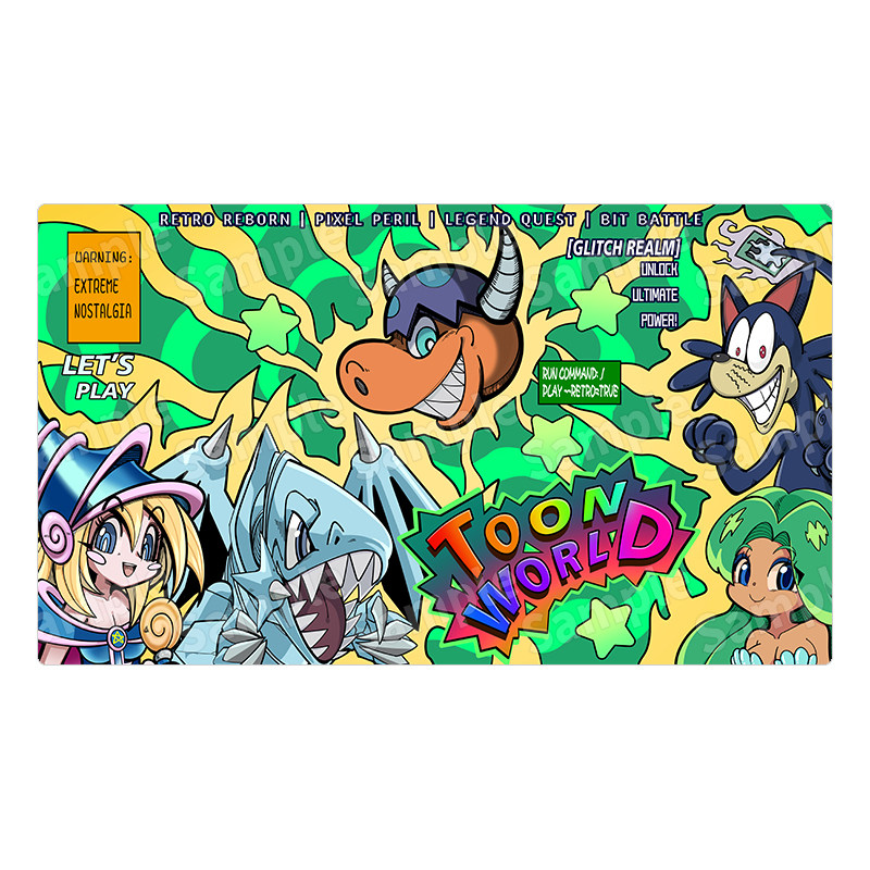 Yu-Gi-Oh! 600x350mm Toon Dark  - Door Mat Blank review and price
