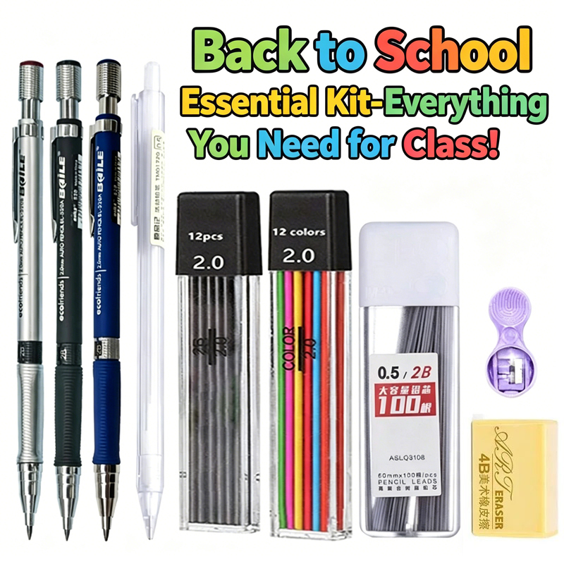 2-9PCS Mechanical Pencil Set 2 - Staedtler Pencil Lumocolor review and price