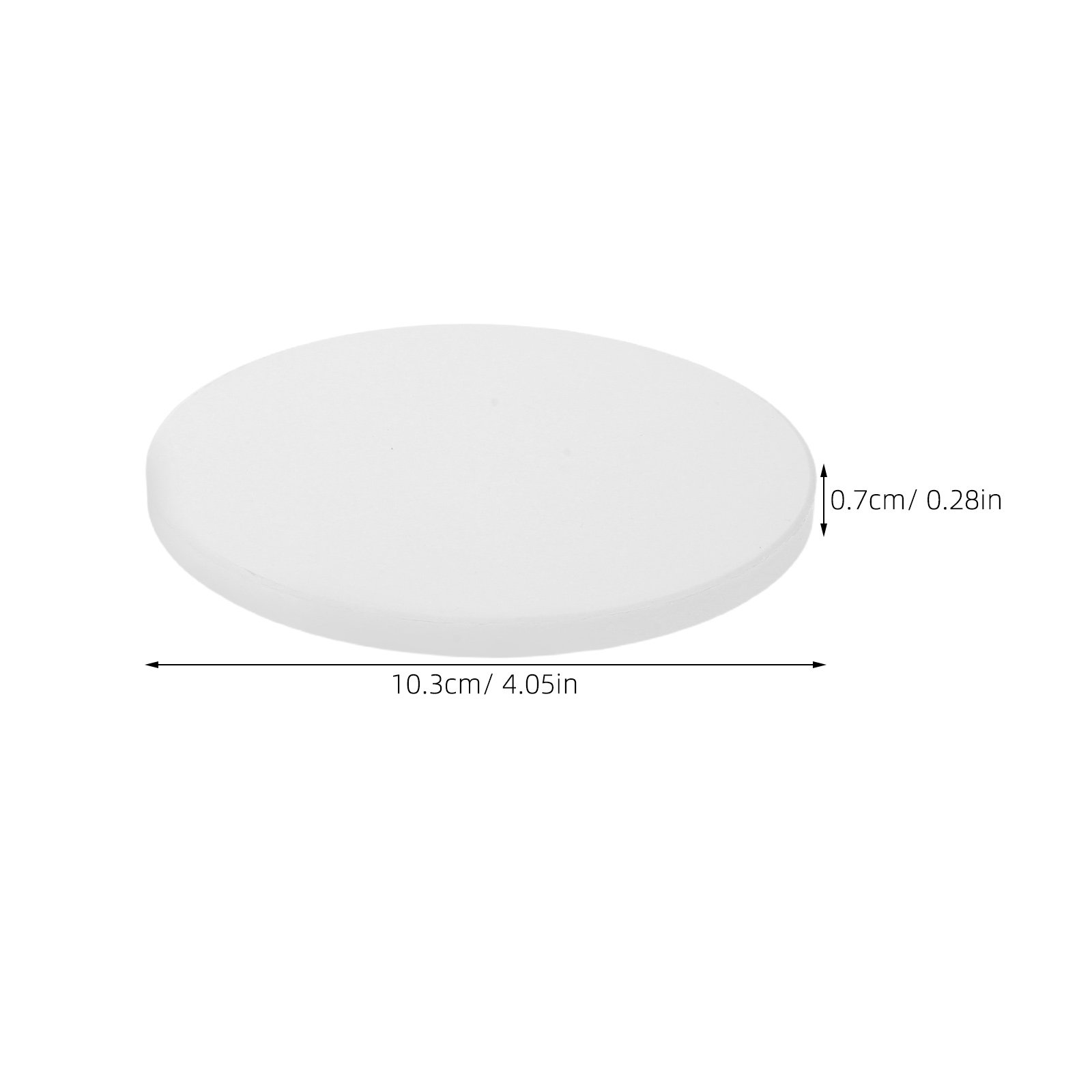 12Pcs White Round Ceramic Coas - Ceramic Tile Blank review and price