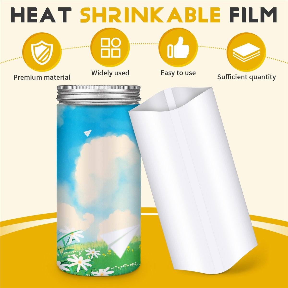 ✼70Pcs Sublimation Shrink Wrap - Sublimation Mug White review and price