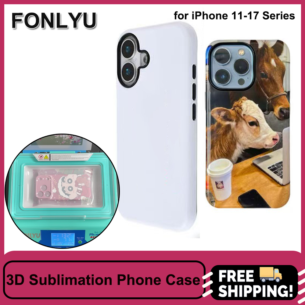 10PCS 2 in 1 3D Sublimation Bl - Phone Case Blank Print review and price