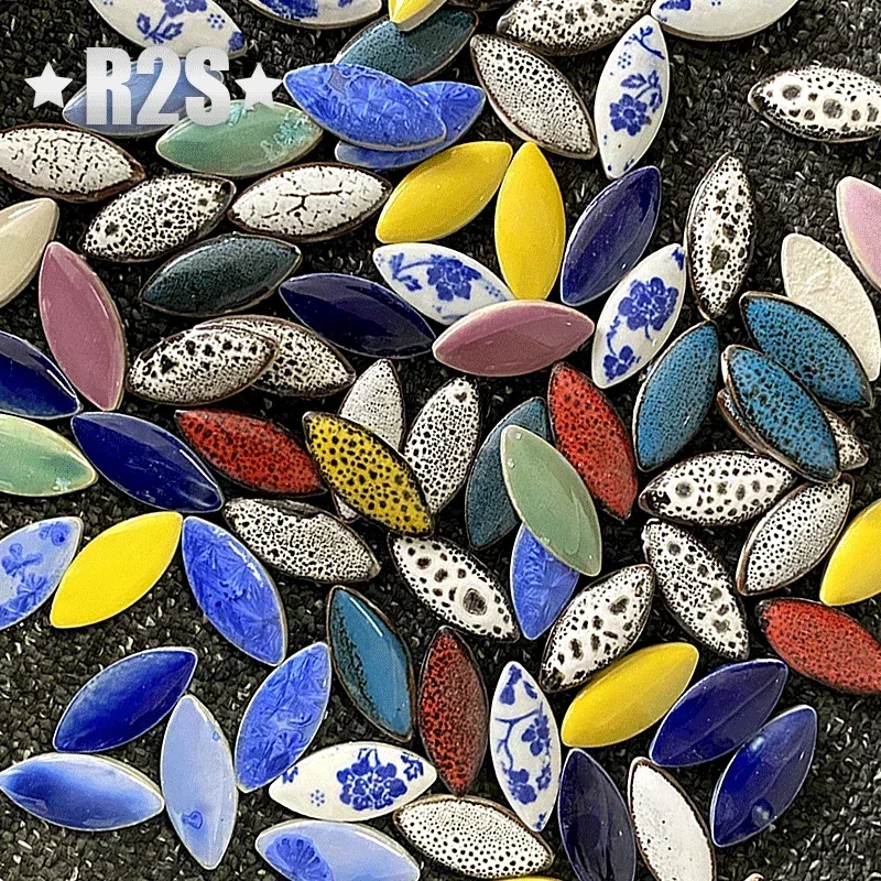 100g Mix Color Irregular Ceram - Ceramic Tile Blank review and price